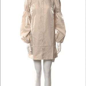 Walter Baker Cream Long Sleeve Dress